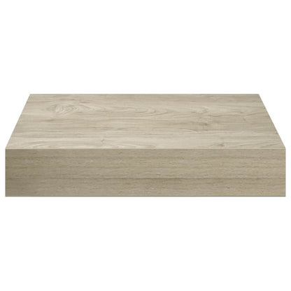 323865 vidaXL Floating Wall Shelf Oak 23x23,5x3,8 cm MDF
