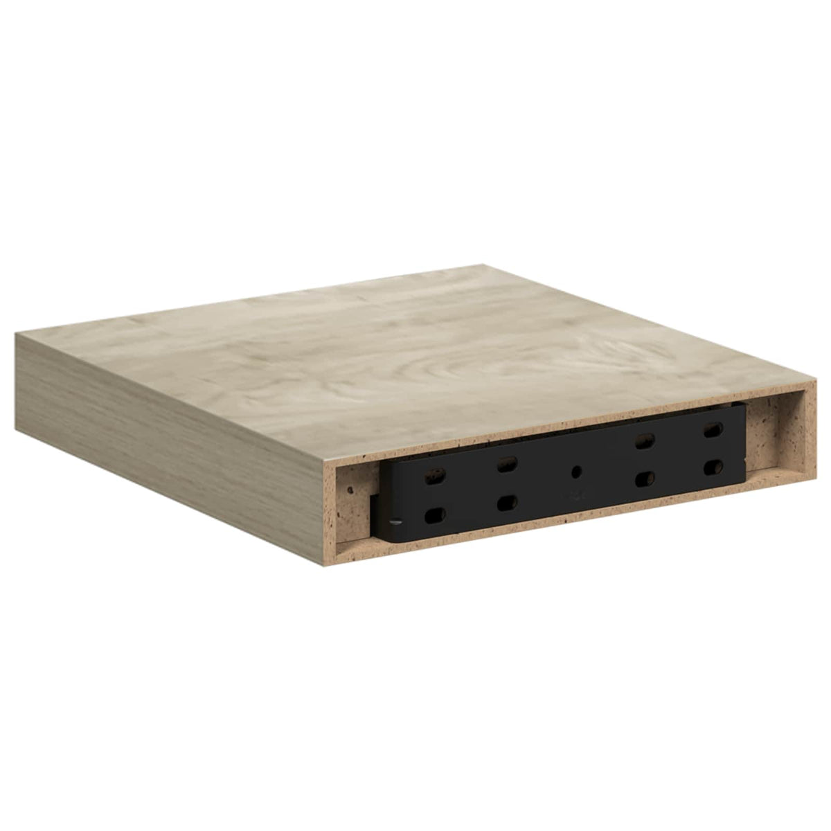 323865 vidaXL Floating Wall Shelf Oak 23x23,5x3,8 cm MDF