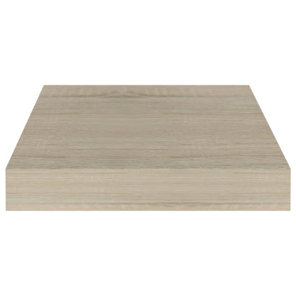 vidaXL Floating Wall Shelves 4 pcs Oak 23x23.5x3.8 cm MDF