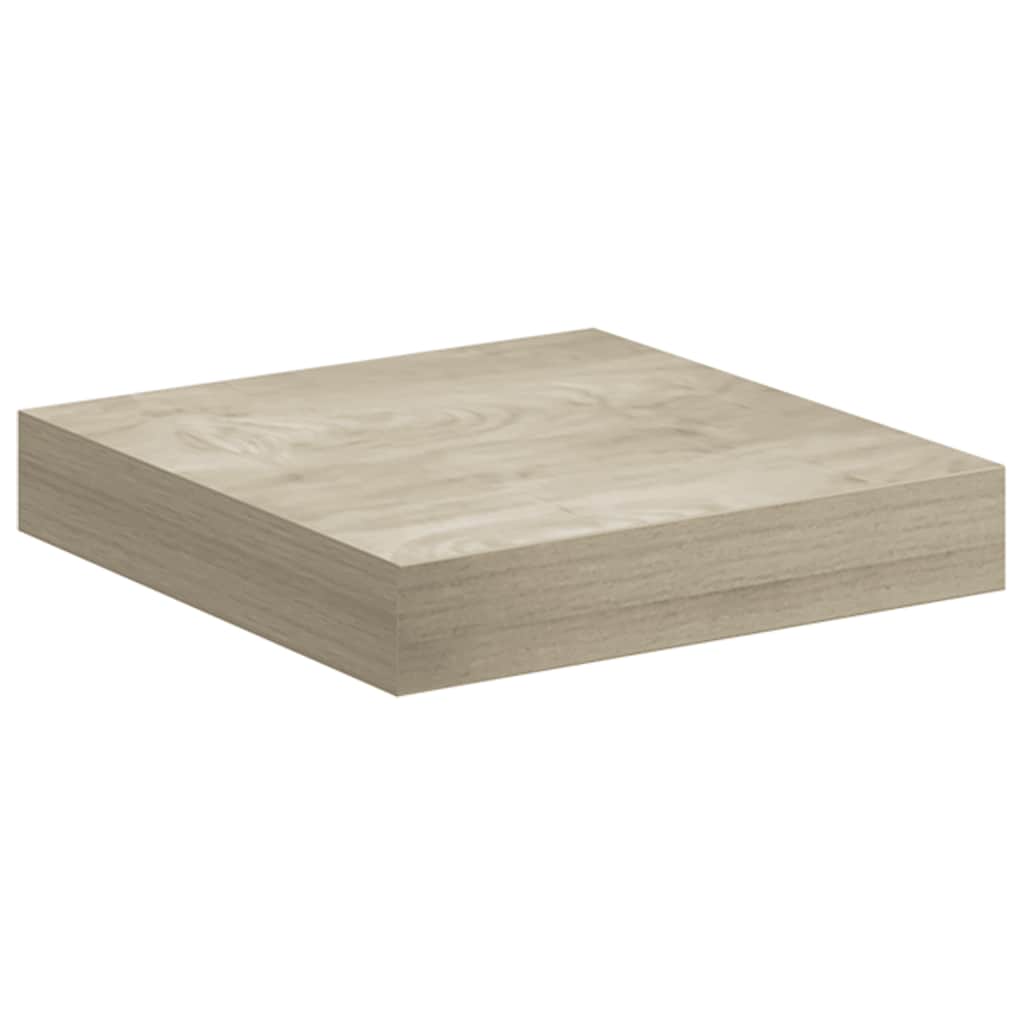 vidaXL Floating Wall Shelves 4 pcs Oak 23x23.5x3.8 cm MDF