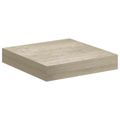 vidaXL Floating Wall Shelves 4 pcs Oak 23x23.5x3.8 cm MDF