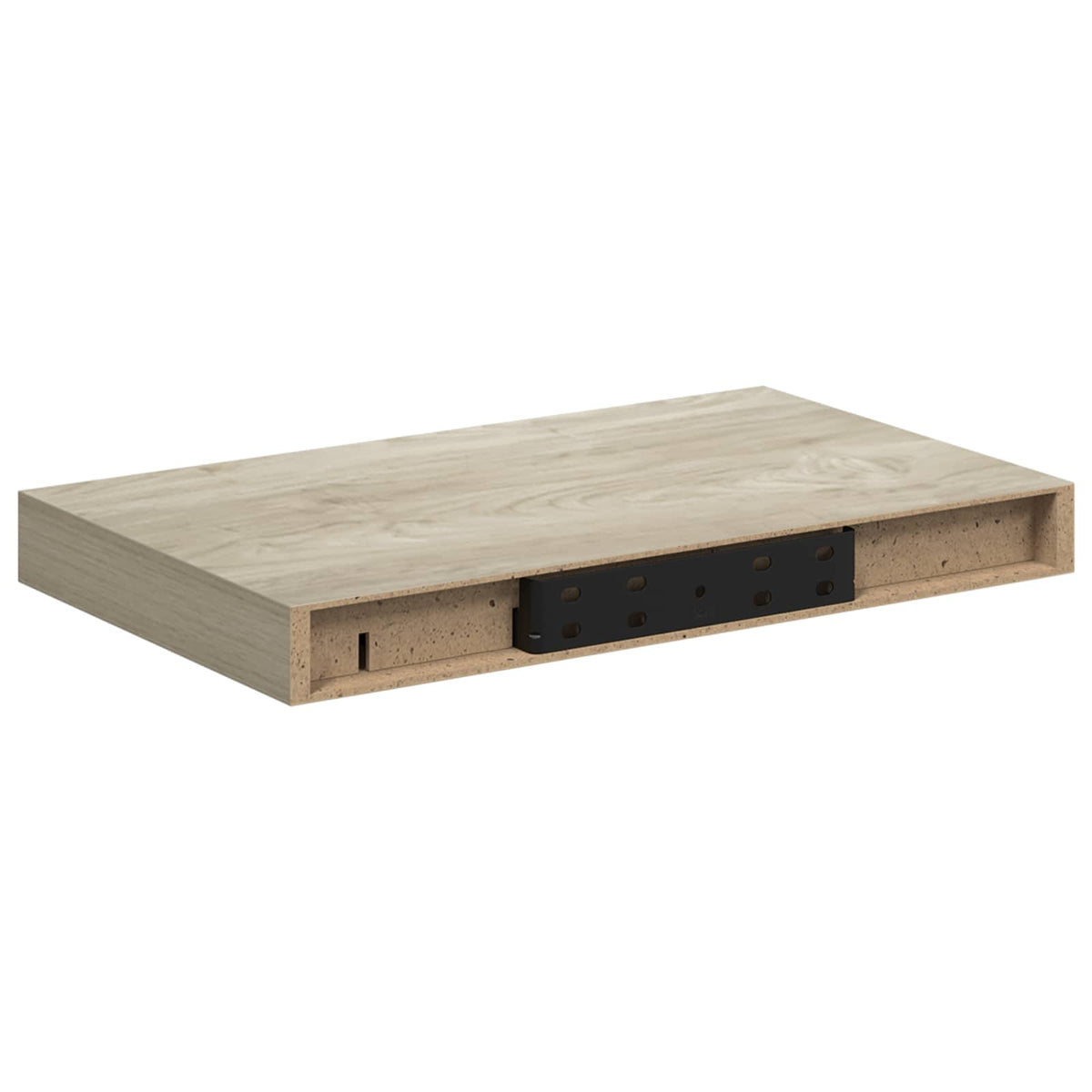 vidaXL Floating Wall Shelf Oak 40x23.5x3.8 cm MDF