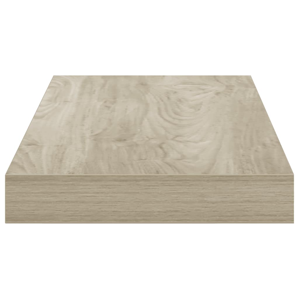 vidaXL Floating Wall Shelf Oak 50x23x3.8 cm MDF