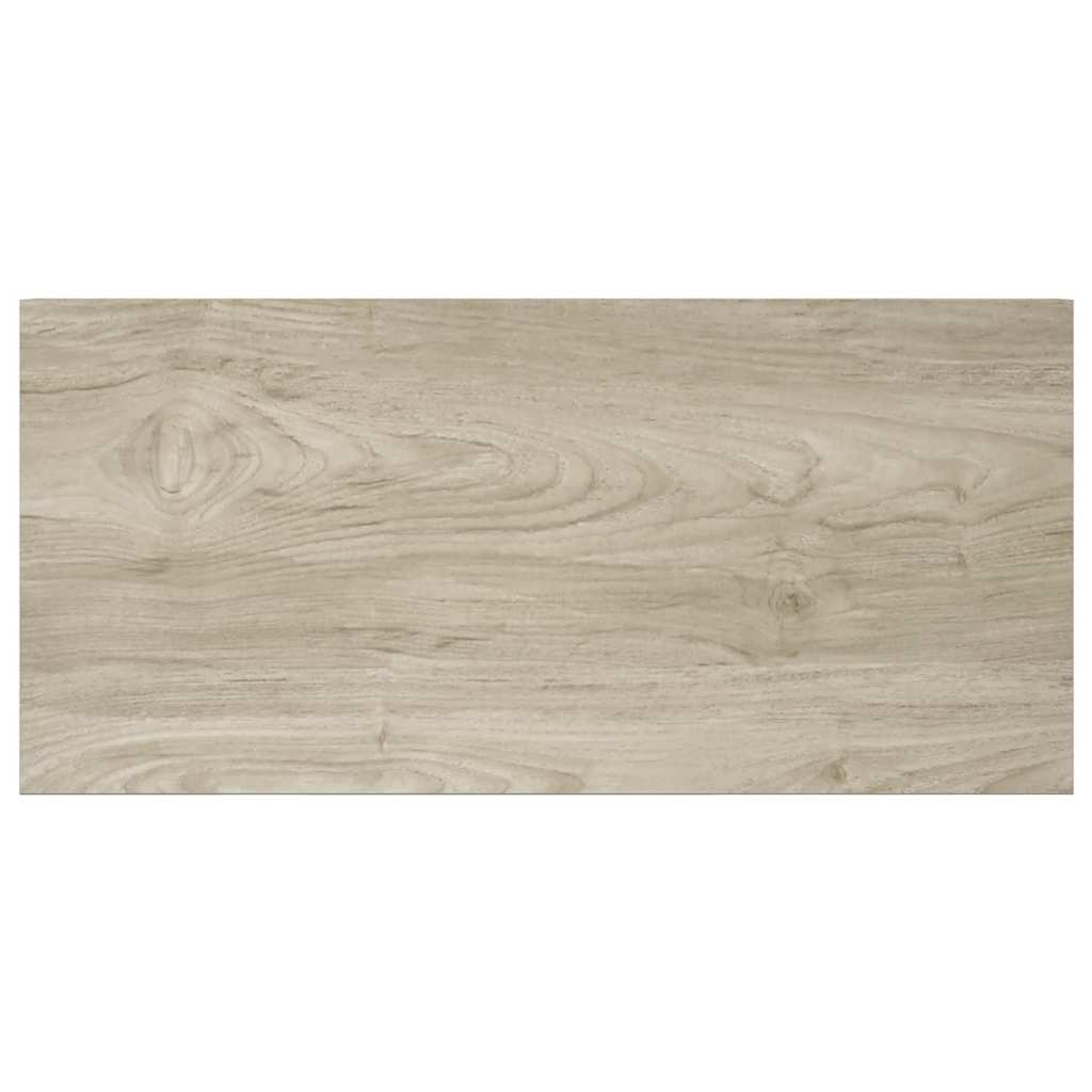 vidaXL Wall Shelf | Set of 2 | Oak | Honeycomb MDF, metal | 50x23x3.8 cm