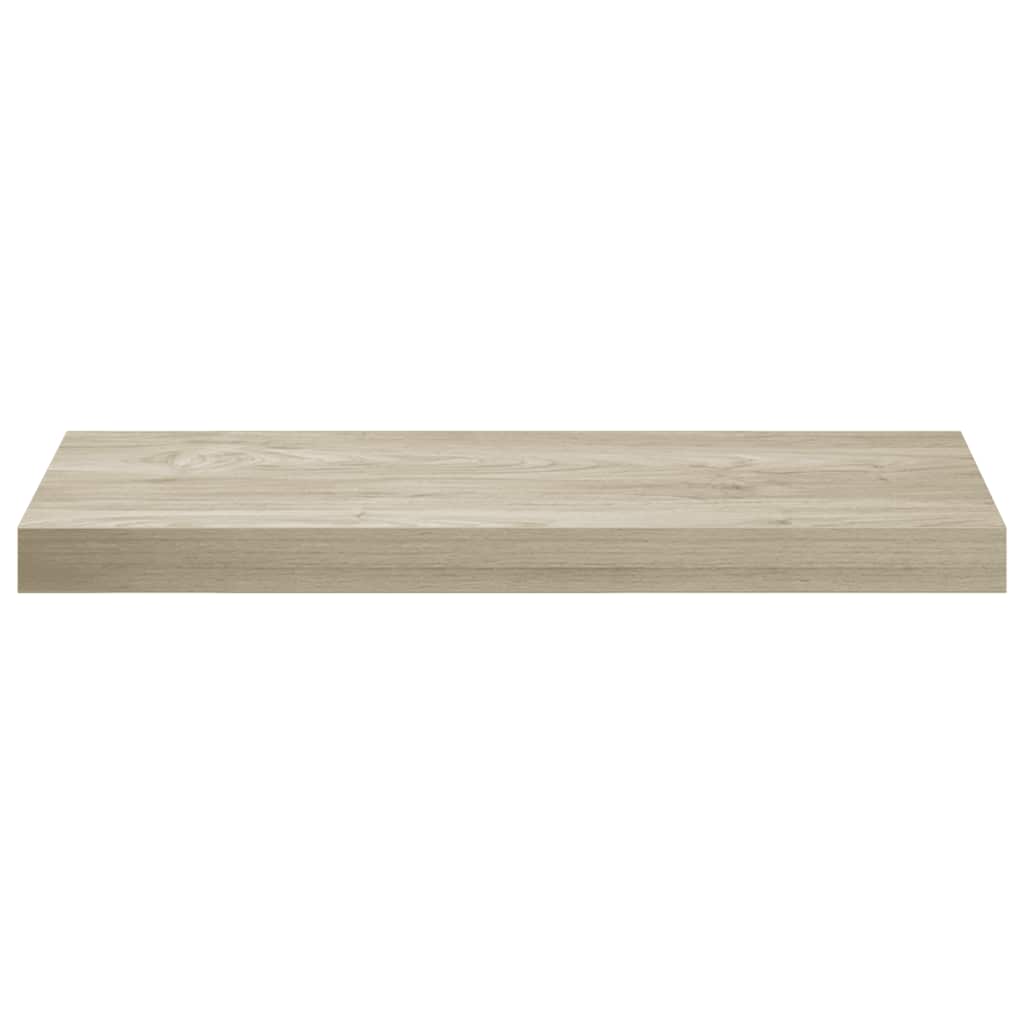 vidaXL Floating Wall Shelf Oak 60x23.5x3.8 cm MDF