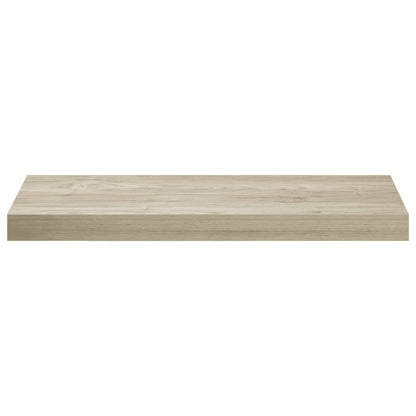 vidaXL Floating Wall Shelf Oak 60x23.5x3.8 cm MDF