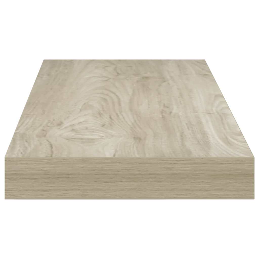 vidaXL Floating Wall Shelf Oak 60x23.5x3.8 cm MDF