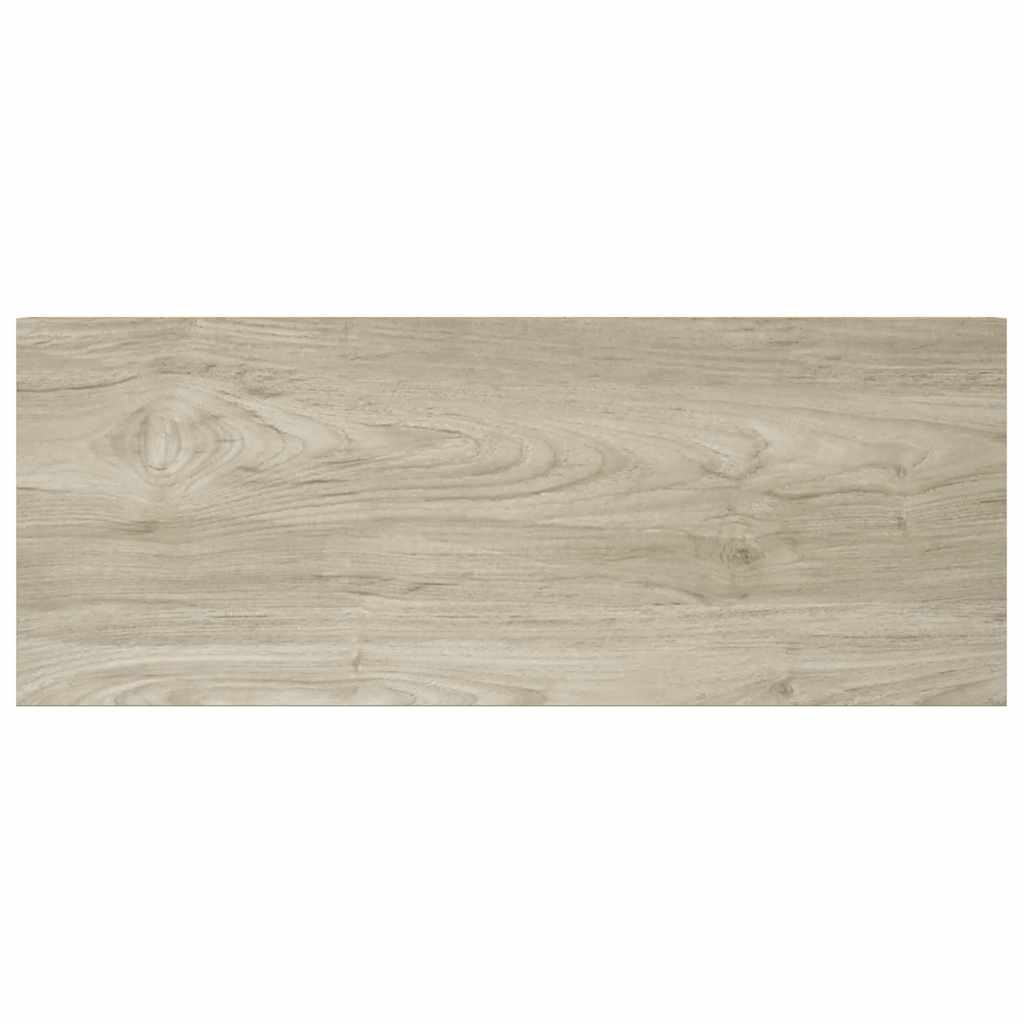 vidaXL Floating Wall Shelves 2 pcs Oak 60x23.5x3.8 cm MDF