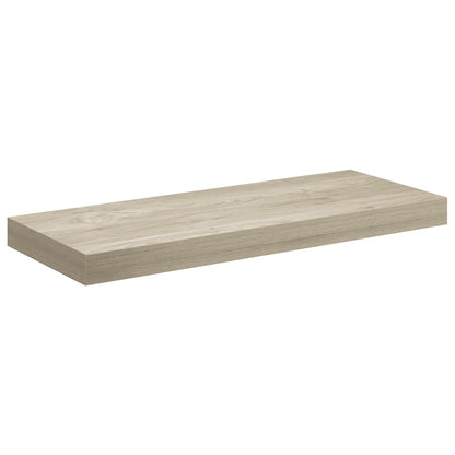 vidaXL Wall Shelf |  Set of 4 | Oak | Honeycomb MDF | Medium |  Wall mounting