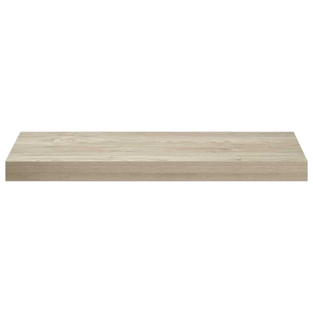 vidaXL Wall Shelf |  Set of 4 | Oak | Honeycomb MDF | Medium |  Wall mounting
