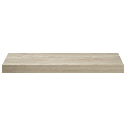 vidaXL Wall Shelf |  Set of 4 | Oak | Honeycomb MDF | Medium |  Wall mounting