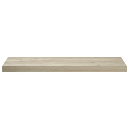 vidaXL Floating Wall Shelf Oak 80x23.5x3.8 cm MDF