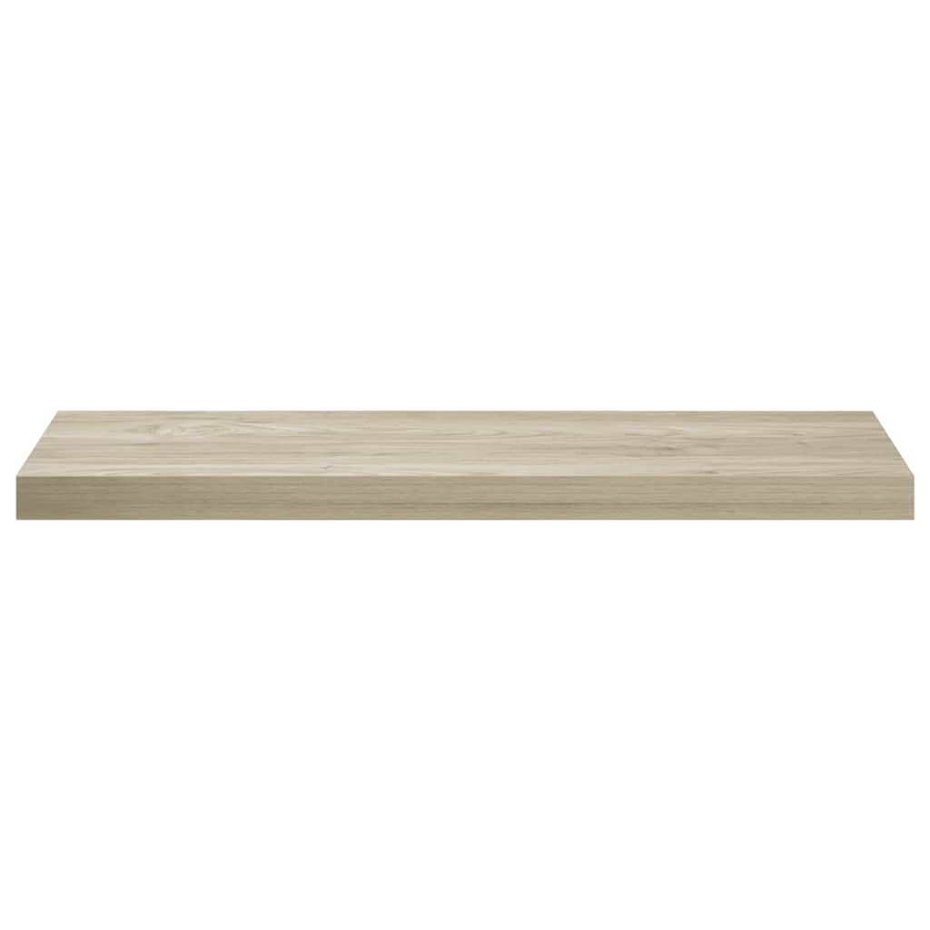 vidaXL Wall Shelf | Set of 4 | Oak | Honeycomb MDF, metal | Medium