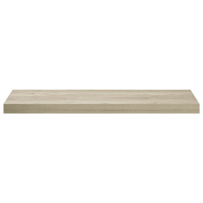 vidaXL Wall Shelf | Set of 4 | Oak | Honeycomb MDF, metal | Medium
