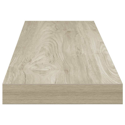 vidaXL Floating Wall Shelf Oak 90x23.5x3.8 cm MDF