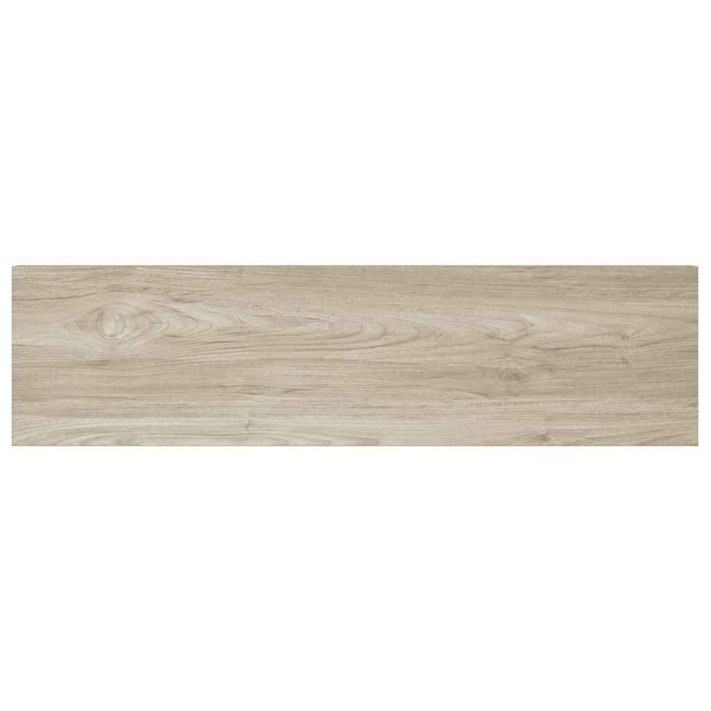 vidaXL Floating Wall Shelves 2 pcs Oak 90x23.5x3.8 cm MDF