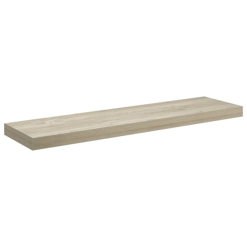 vidaXL Floating Wall Shelves 4 pcs Oak 90x23.5x3.8 cm MDF