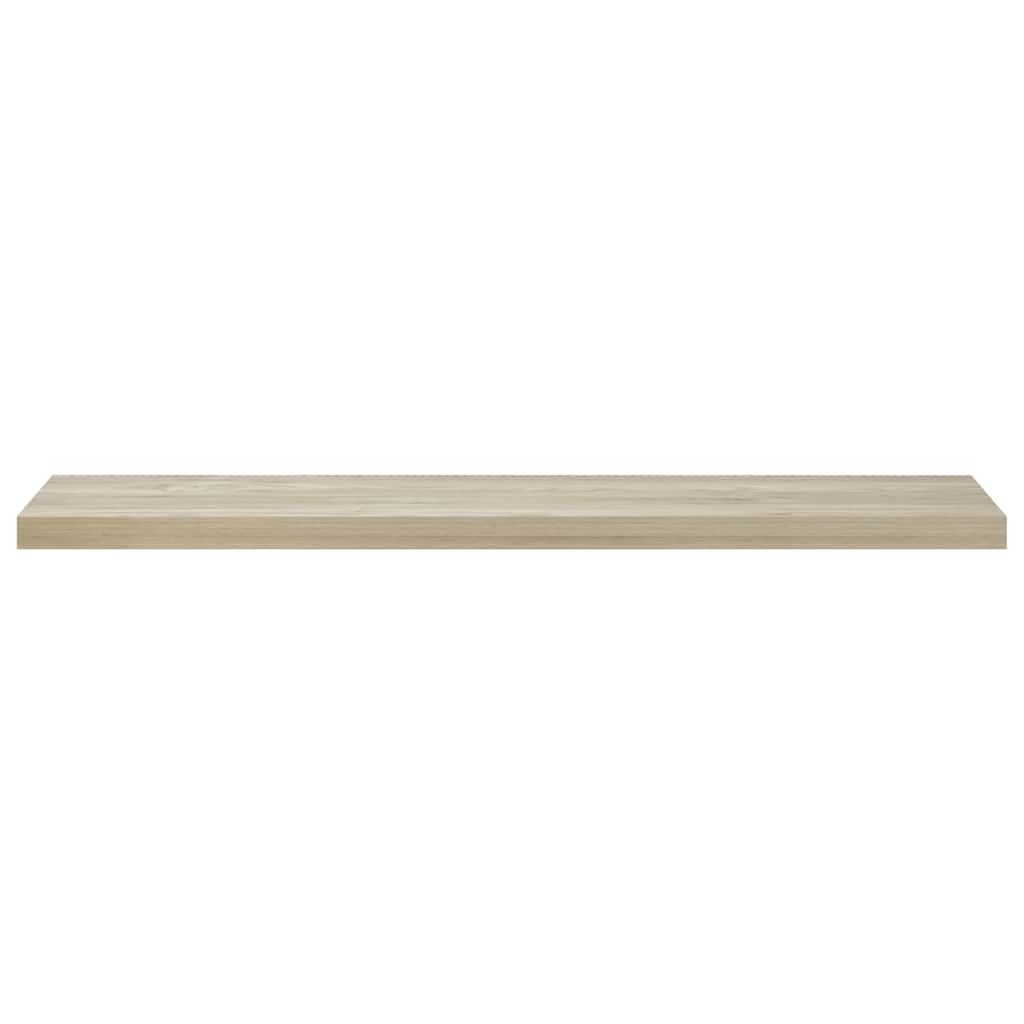 vidaXL Floating Wall Shelf Oak 120x23.5x3.8 cm MDF