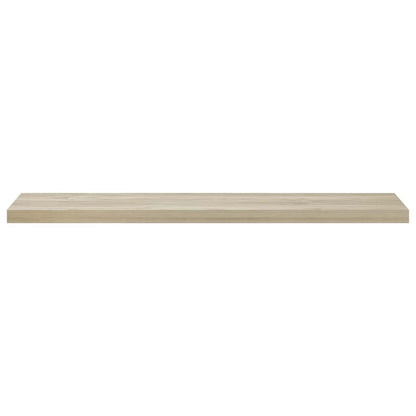 vidaXL Floating Wall Shelves 2 pcs Oak 120x23.5x3.8 cm MDF