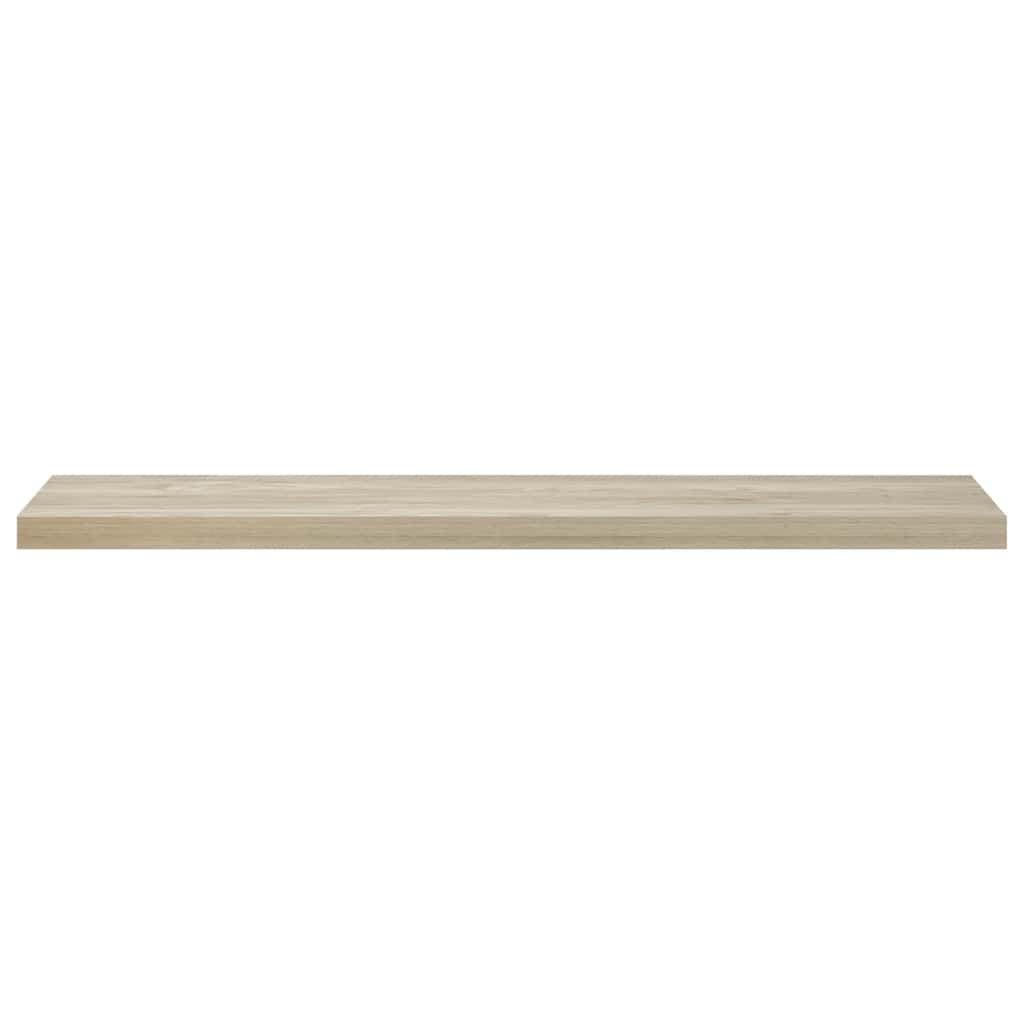 vidaXL Floating Wall Shelves 4 pcs Oak 120x23.5x3.8 cm MDF