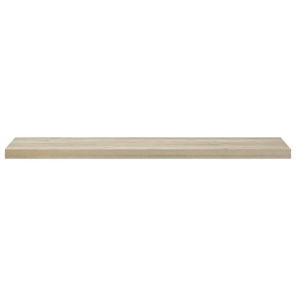 vidaXL Floating Wall Shelves 4 pcs Oak 120x23.5x3.8 cm MDF