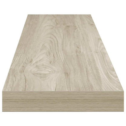 vidaXL Floating Wall Shelves 4 pcs Oak 120x23.5x3.8 cm MDF
