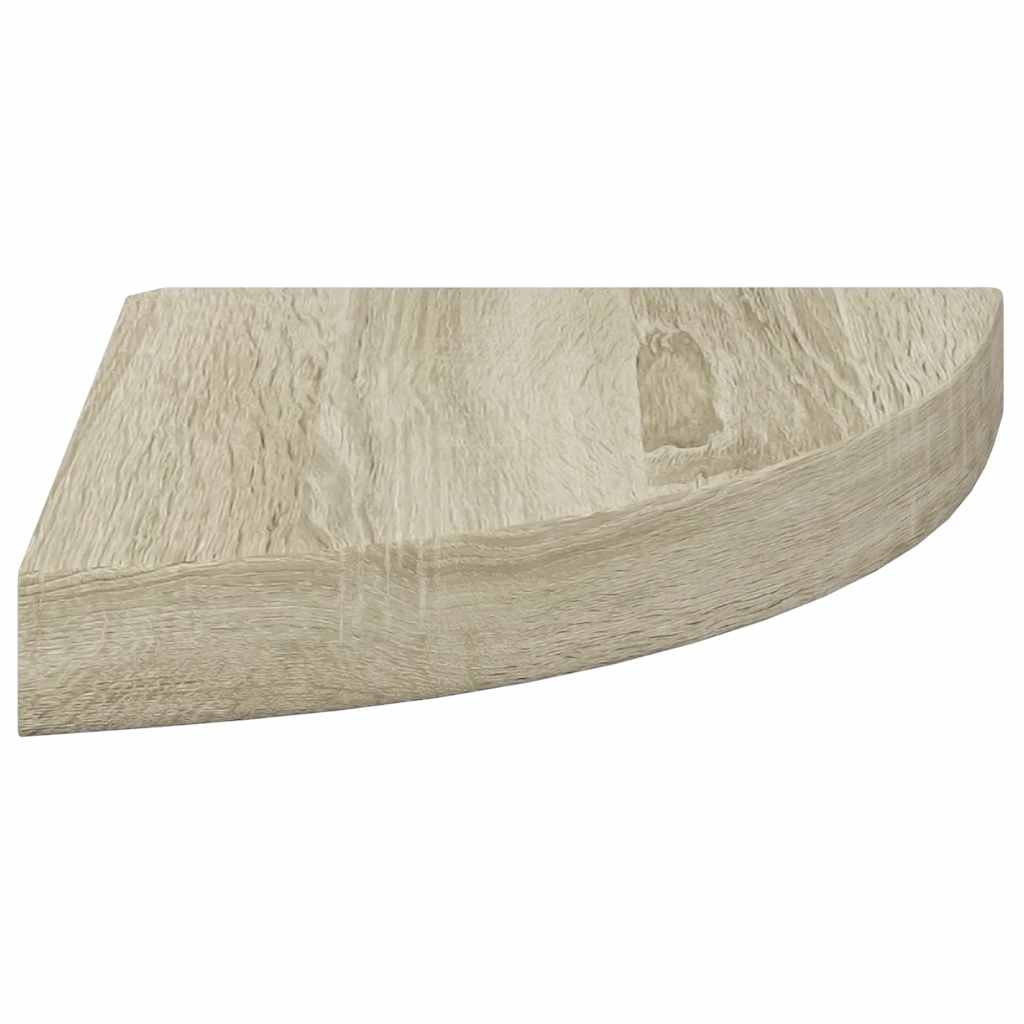 vidaXL Floating Corner Shelves 4 pcs Oak 25x25x3.8 cm MDF