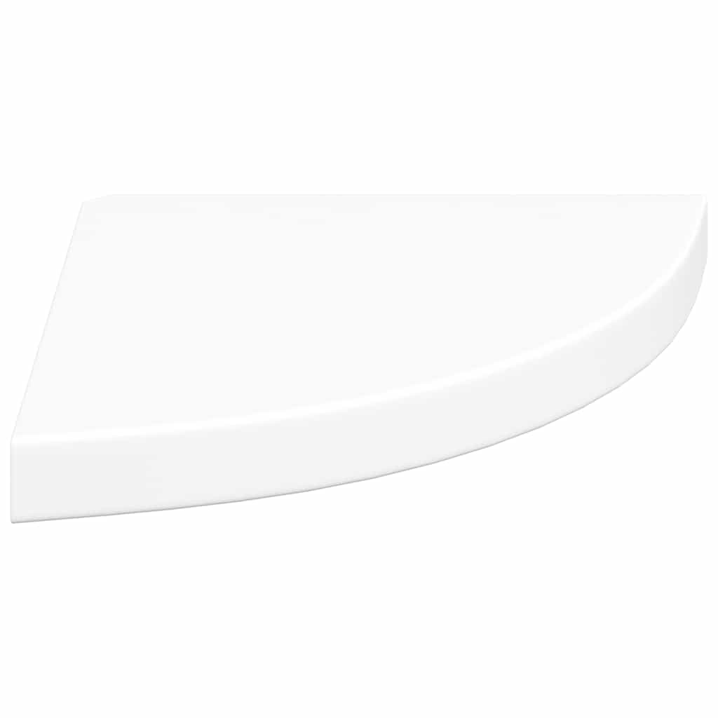 vidaXL Floating Corner Shelves 4 pcs White 35x35x3.8 cm MDF