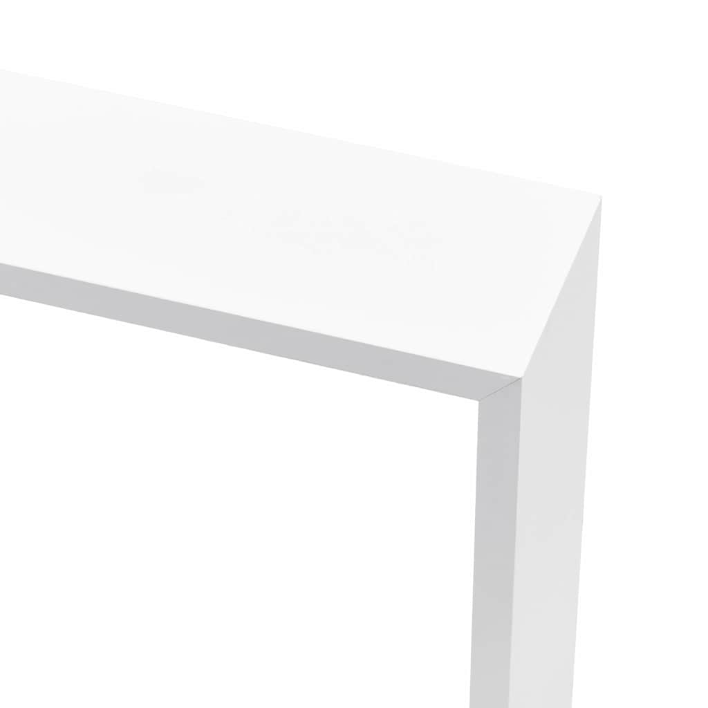 323949 vidaXL Wall Cube Shelves 3 pcs White MDF