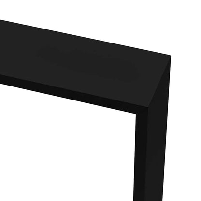 323950 vidaXL Wall Cube Shelves 3 pcs Black MDF
