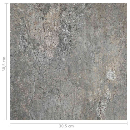 vidaXL Flooring Planks 5.11 m² 55 pcs PVC Stone wall