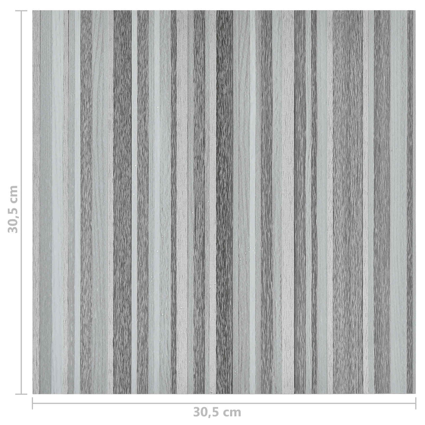 vidaXL Flooring Planks 5.11 m² 55 pcs PVC Stripes