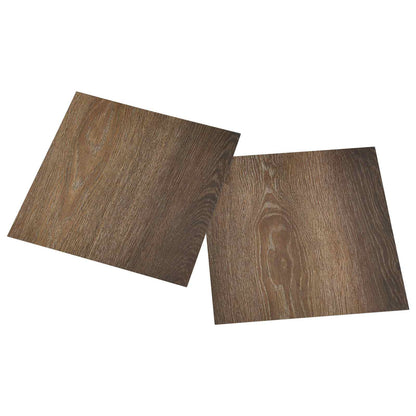 vidaXL Flooring Planks 5.11 m² 55 pcs PVC Old wood