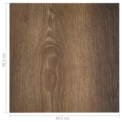 vidaXL Flooring Planks 5.11 m² 55 pcs PVC Old wood