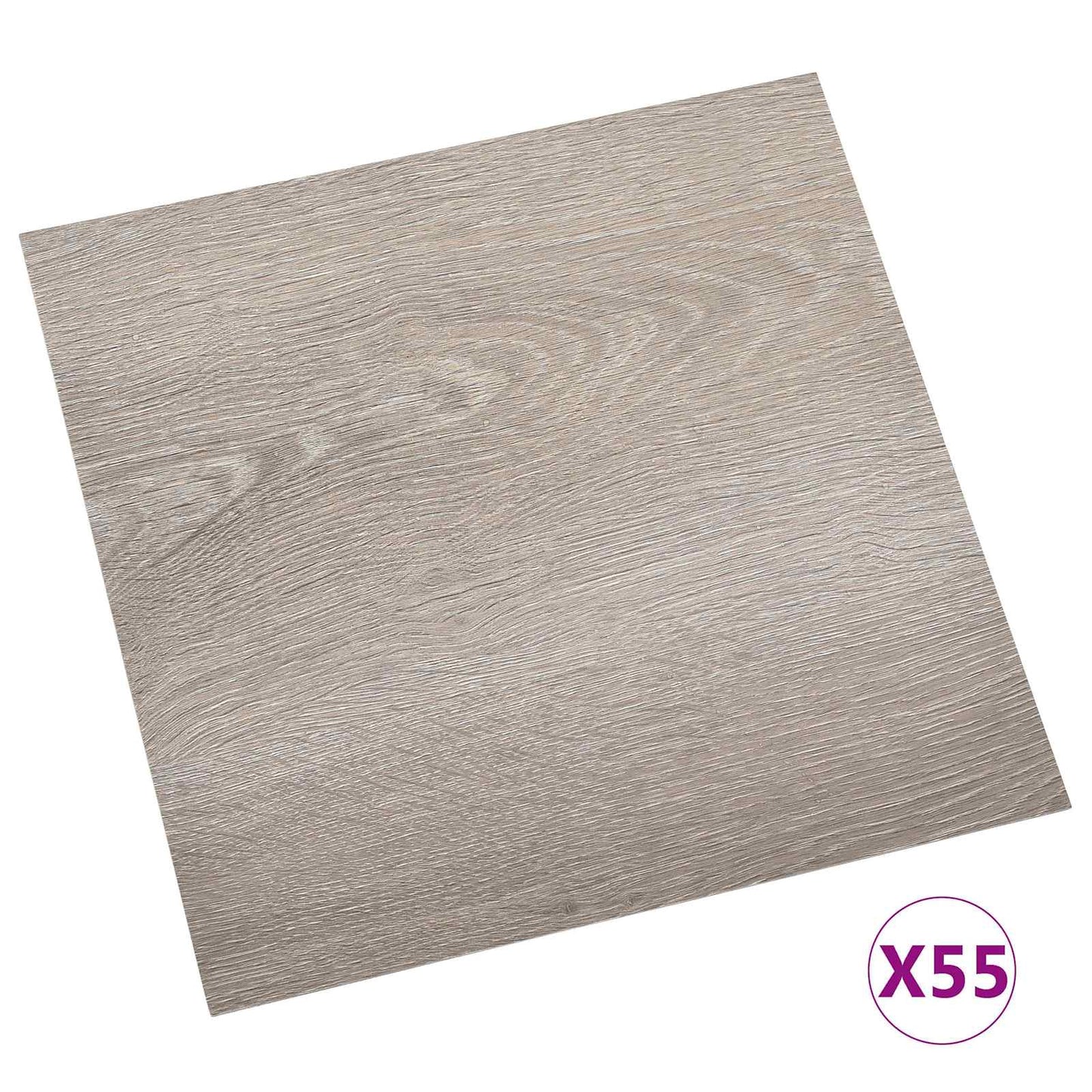 vidaXL Flooring Planks 5.11 m² 55 pcs PVC Wood