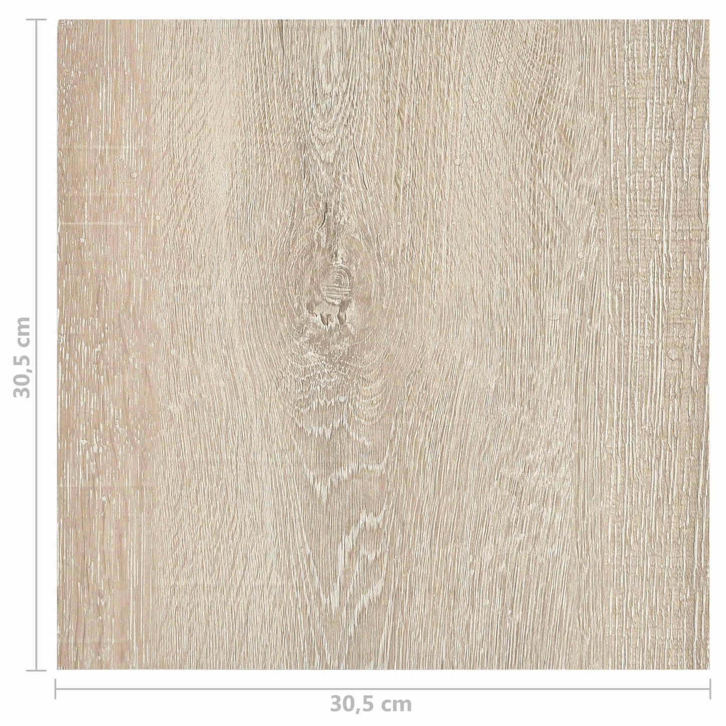 vidaXL Flooring Planks 55 pcs Beige 5.11 m² PVC