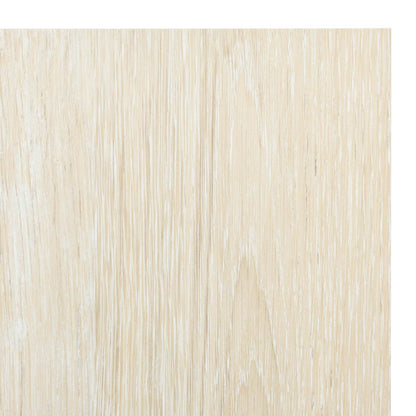 vidaXL Flooring Planks 5.11 m² 55 pcs PVC White and Beige