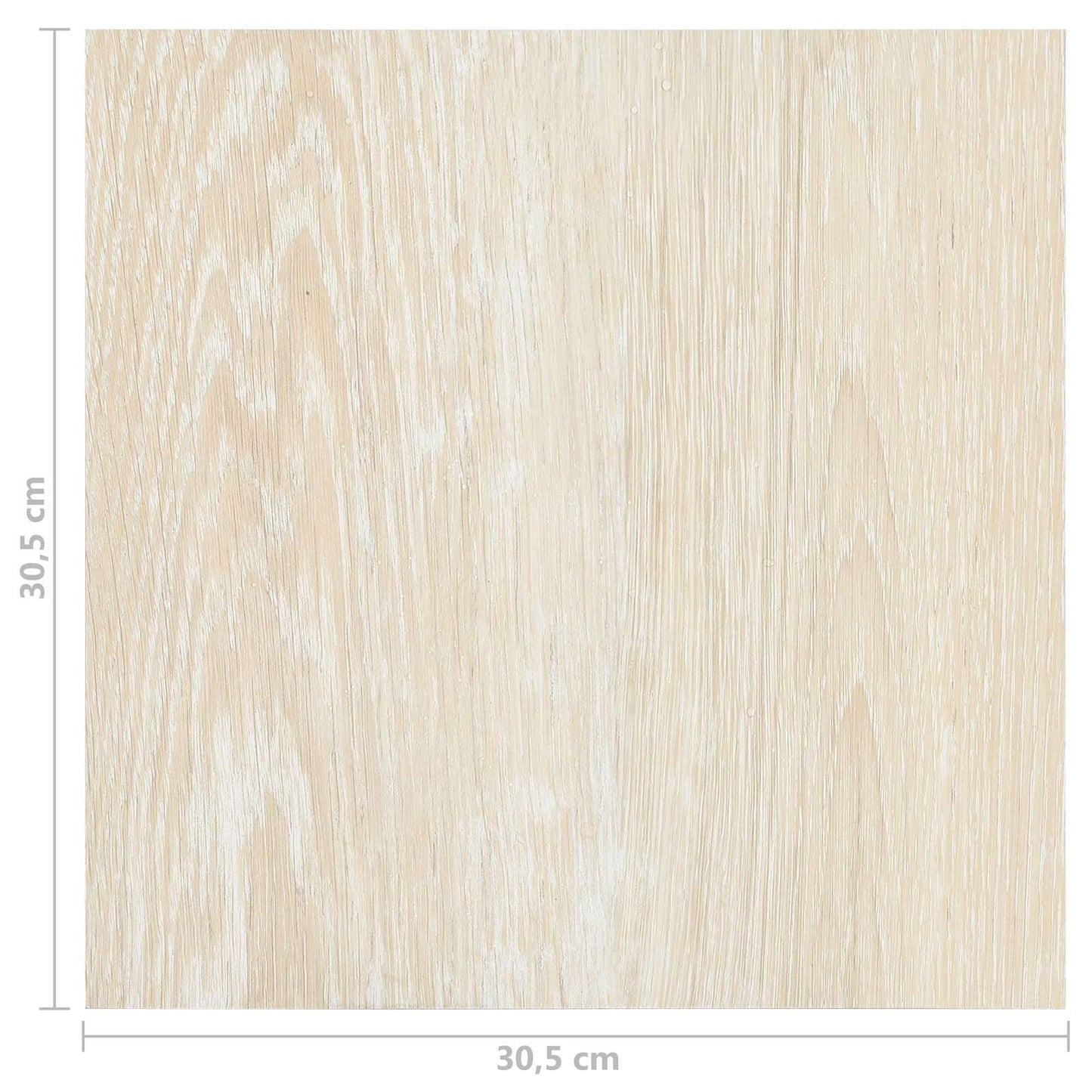vidaXL Flooring Planks 5.11 m² 55 pcs PVC White and Beige