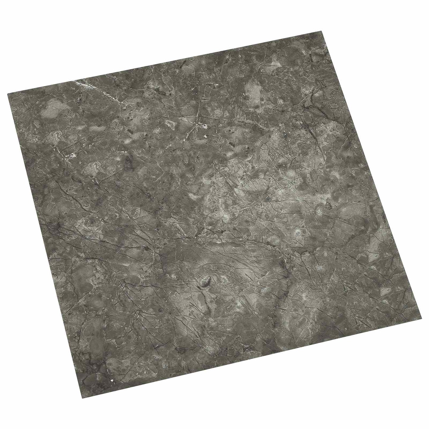 vidaXL Flooring Planks 5.11 m² 55 pcs PVC Gray and White