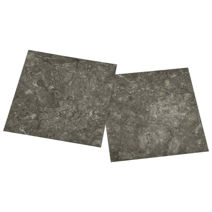 vidaXL Flooring Planks 5.11 m² 55 pcs PVC Gray and White