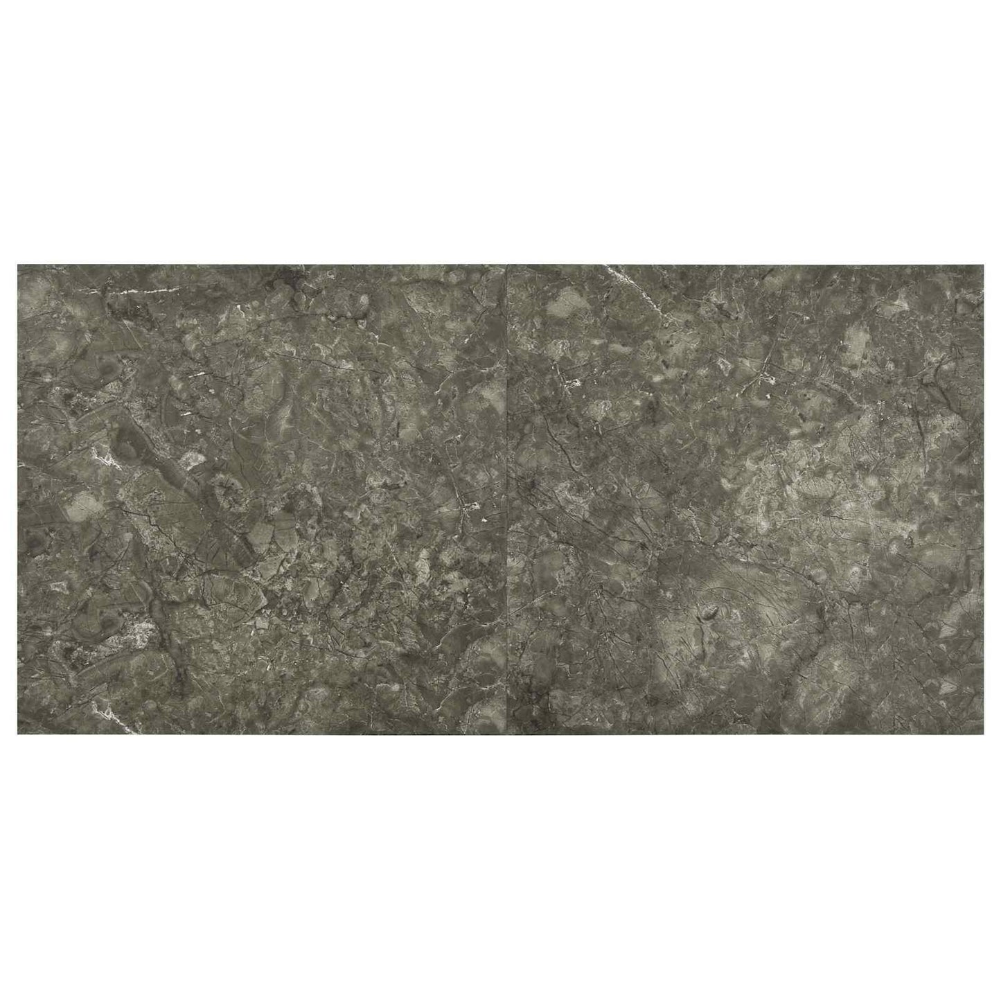 vidaXL Flooring Planks 5.11 m² 55 pcs PVC Gray and White