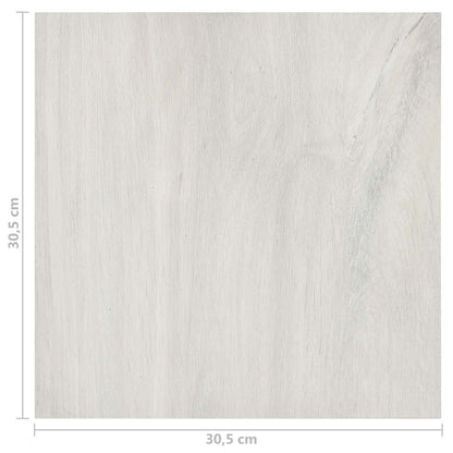 vidaXL Flooring Planks 55 pcs Cream 5.11 m² PVC