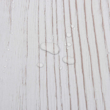 vidaXL Flooring Planks 5.11 m² 55 pcs PVC White and Light Grey