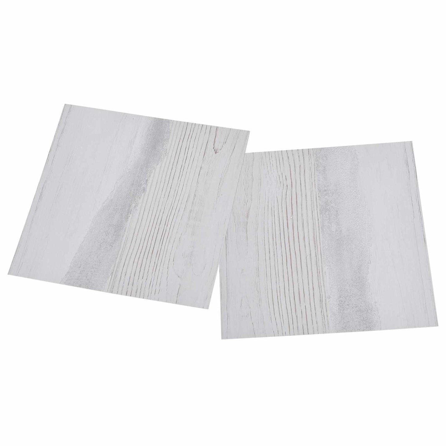 vidaXL Flooring Planks 5.11 m² 55 pcs PVC White and Light Grey