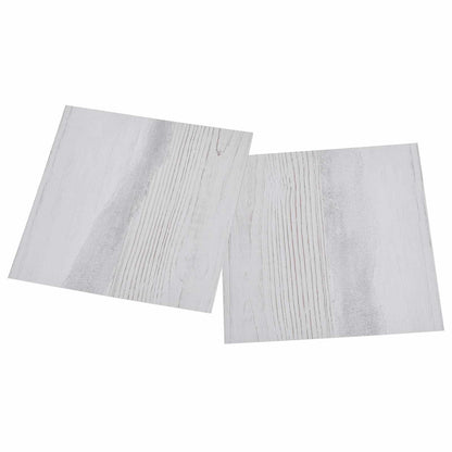 vidaXL Flooring Planks 5.11 m² 55 pcs PVC White and Light Grey