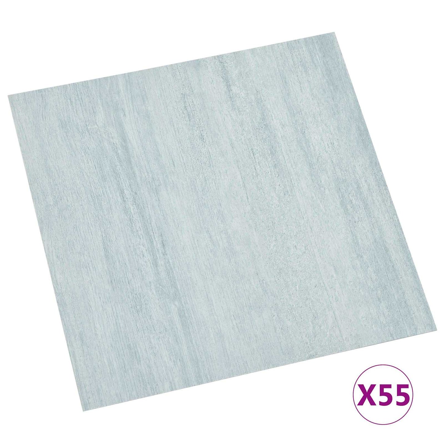 vidaXL Flooring Planks 55 pcs Green 5.11 m² PVC