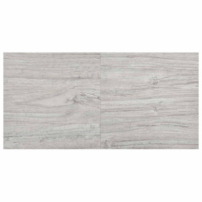 vidaXL Flooring Planks 5.11 m² 55 pcs PVC Grey and Wood