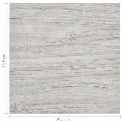 vidaXL Flooring Planks 5.11 m² 55 pcs PVC Grey and Wood