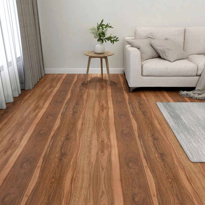 vidaXL Flooring Planks 5.11 m² 55 pcs PVC Dark Wood