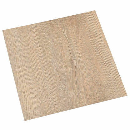 vidaXL Flooring Planks 5.11 m² 55 pcs PVC Light Grey and Dark Brown
